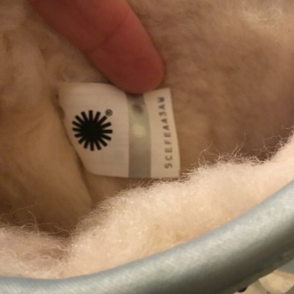 NEW UGG Classic Short Sequin Silver Pink Combe Boot - Picture 13 of 15